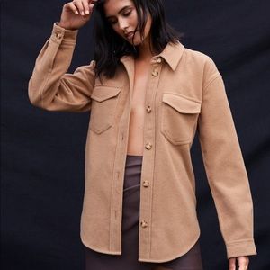 Abercrombie wool shirt jacket